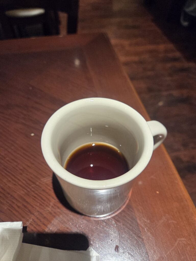 Post-meal Coffee